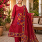 Jamdhani Fabric Thread Embroidery 3-Piece Set  Small Size