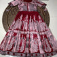 Kalamkari Frock - Red