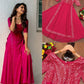Heavy Faux Georgette With Embroidery With Sequence Work - SSVS01