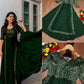 Heavy Faux Georgette With Embroidery With Sequence Work