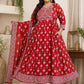 Plus Size Cotton Panel Anarkali