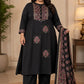Plus Size Pure Mul Cotton Side Open 3 Piece Set