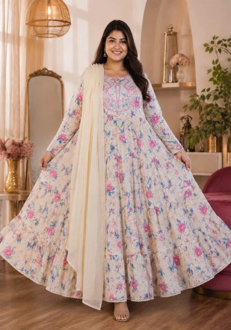 Plus Size Layer Plus Size Anarkali Collection(4XL to 6XL)