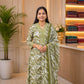 Cotton Umbrella Top With Dupatta