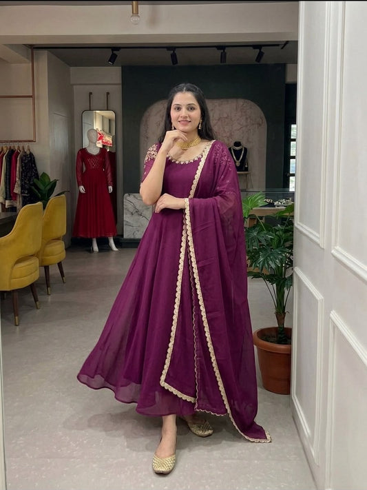 Georgette Anarkali
