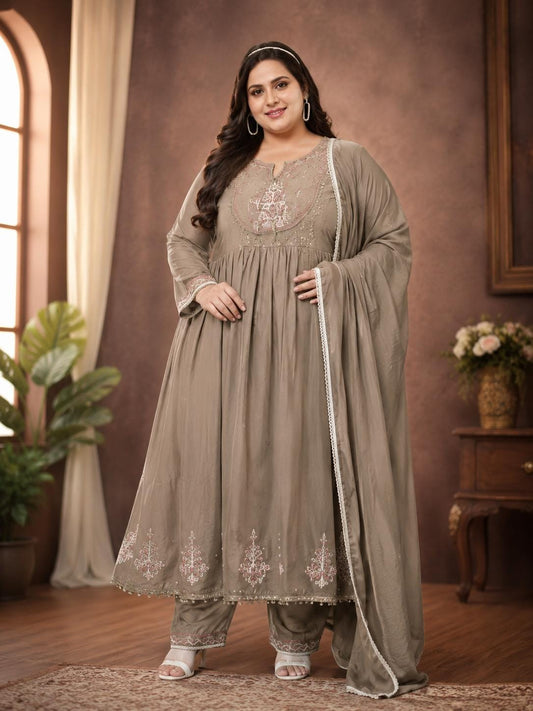 Plus Size  Mul Cotton Thread Emporidary 3 pcs Set
