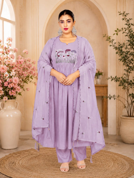 Plus Size Mulchantheri Beats work 3pcs set