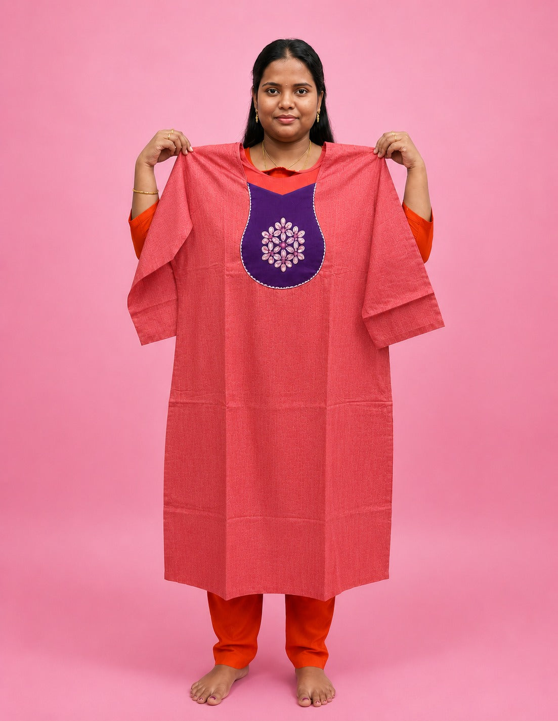 Plus Size Mangalgiri Cotton