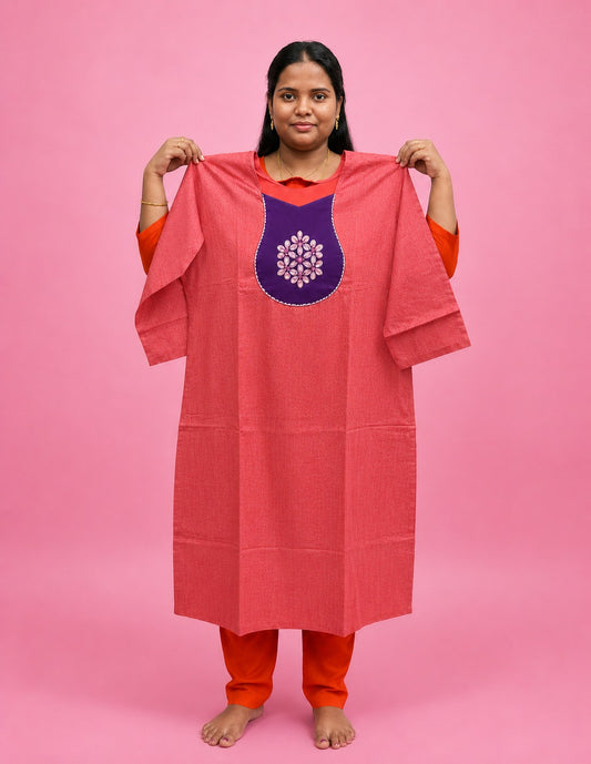 Plus Size Mangalgiri Cotton