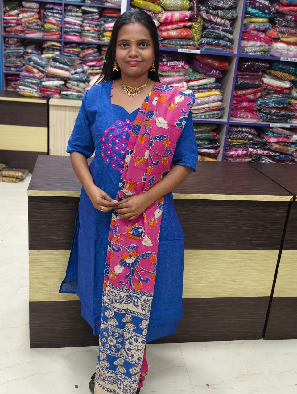 Mangalgiri Cotton Kolam Design