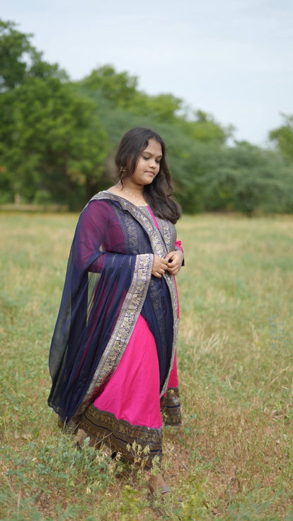 Unique Function Pattu Border Design
