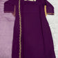 Georget Side Open Tops And Dupatta