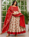 Plus Size Jaipur Cotton Umbrella with Dupatta