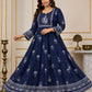 Plus Size Jaipur Umbrella Patch Work - Cotton Anarkali