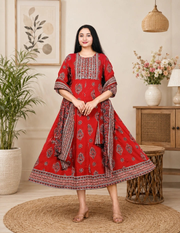 Jaipur Umbrella Top With Dupatta
