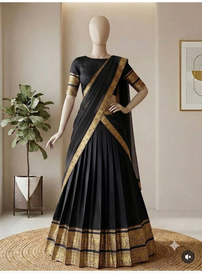 Half Saree Kanci Cottan