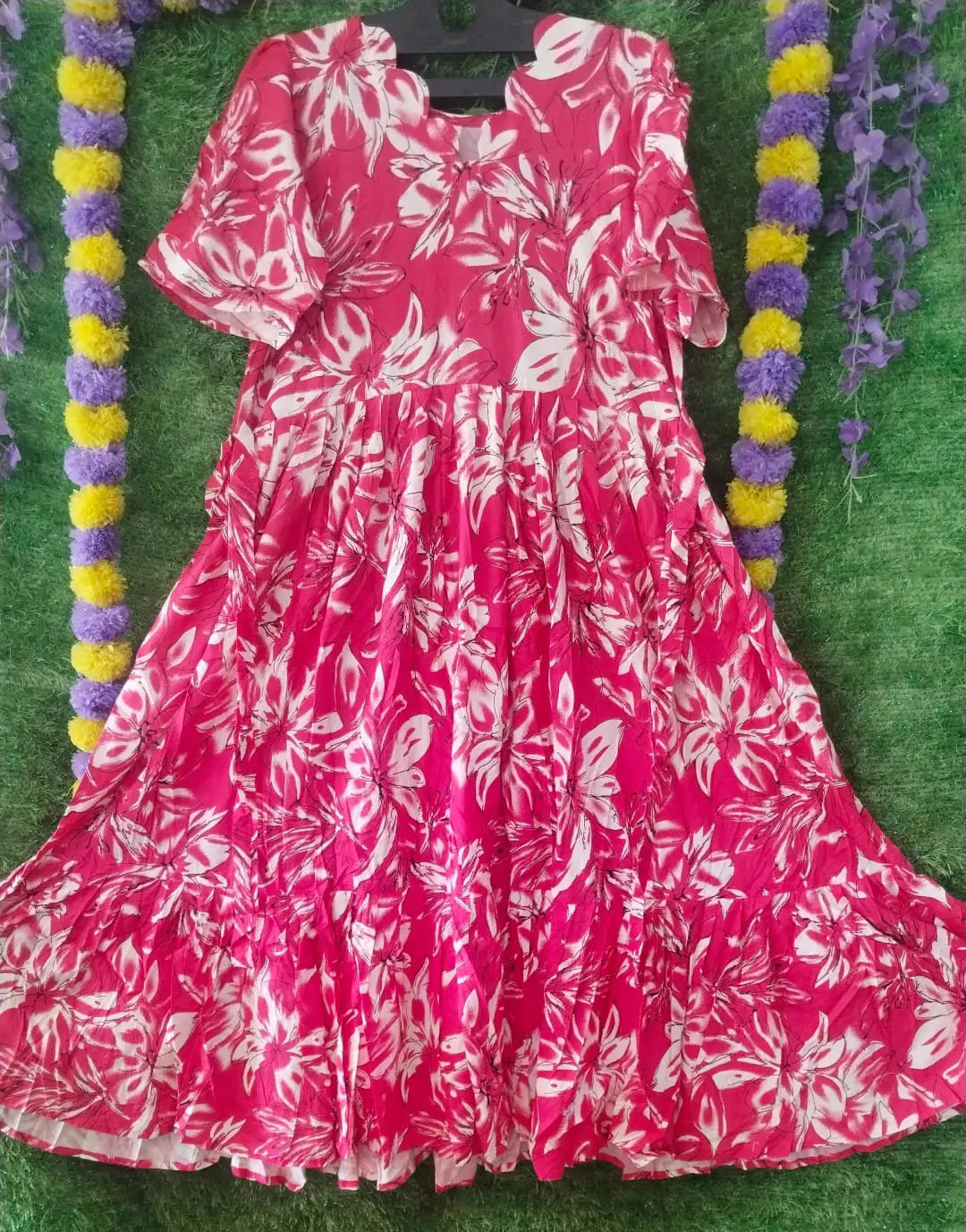 Plus Size Heavy Rayon frock
