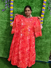 Aquaba Cotton Anarkali