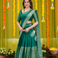 Jackaurd Gold Silk Half Saree