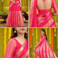 Jackaurd Gold Silk Half Saree