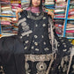 Plus Size Mirror Work Pannel Cut Anarkali 3pcs Set
