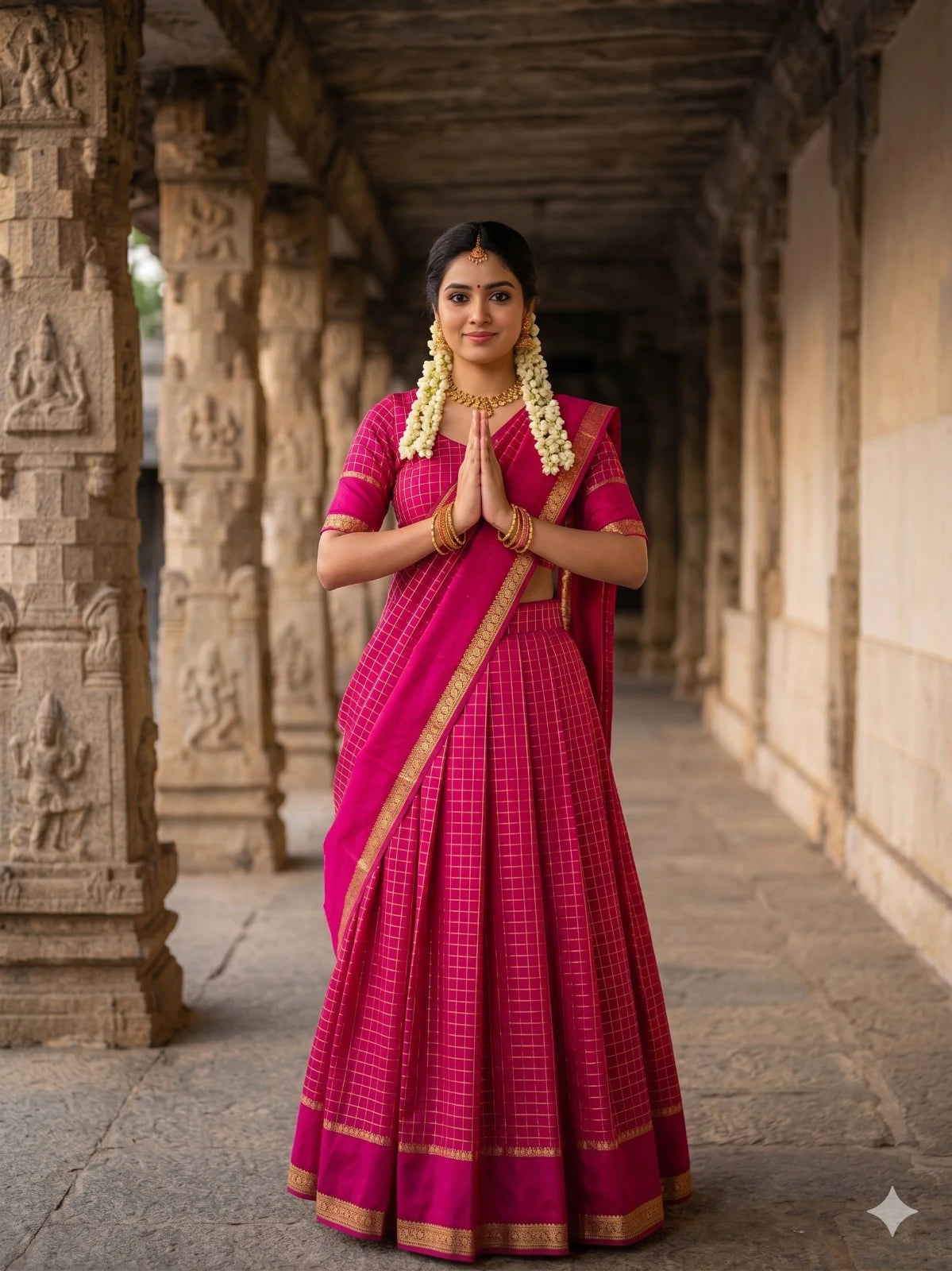 Half Saree - Pure Viscose Georgette
