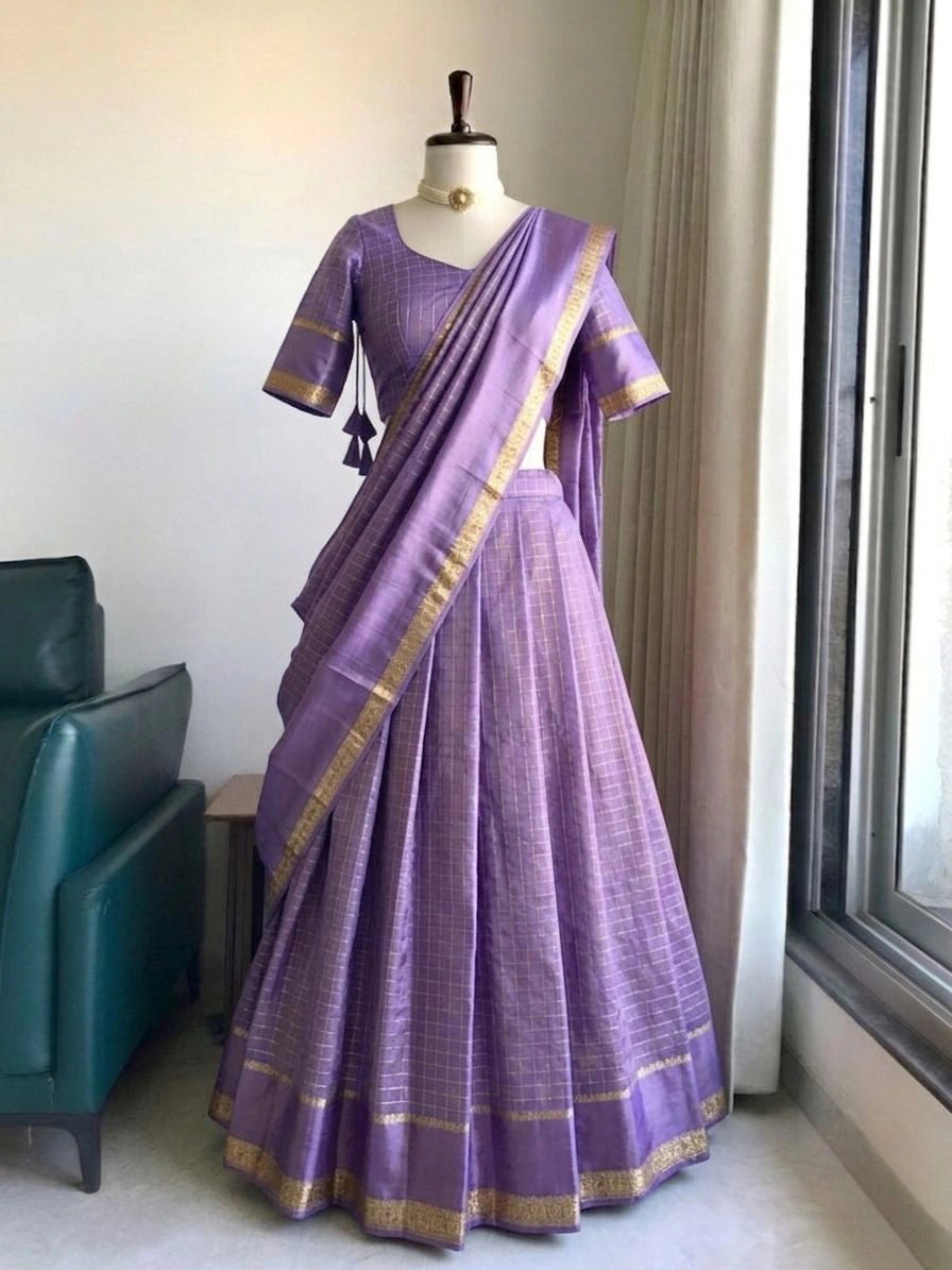 Half Saree - Pure Viscose Georgette