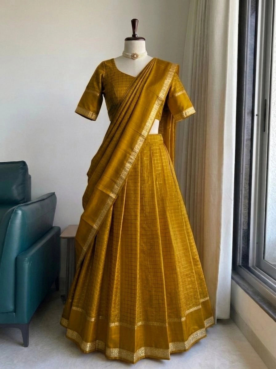 Half Saree - Pure Viscose Georgette