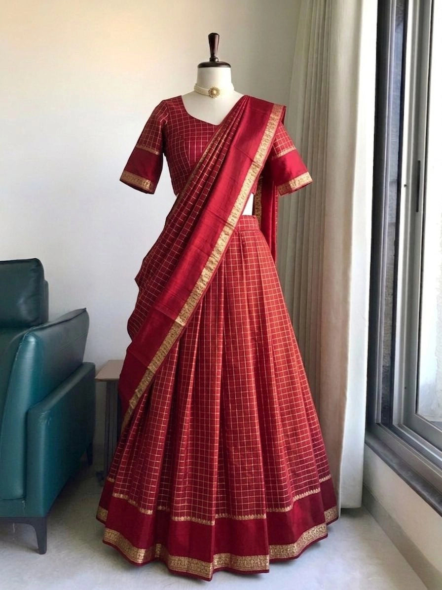 Half Saree - Pure Viscose Georgette