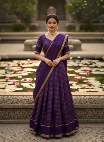 Half Saree - Pure Viscose Georgette