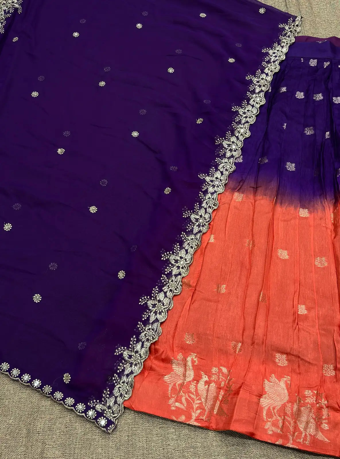Half Saree - Pure Viscose Dola