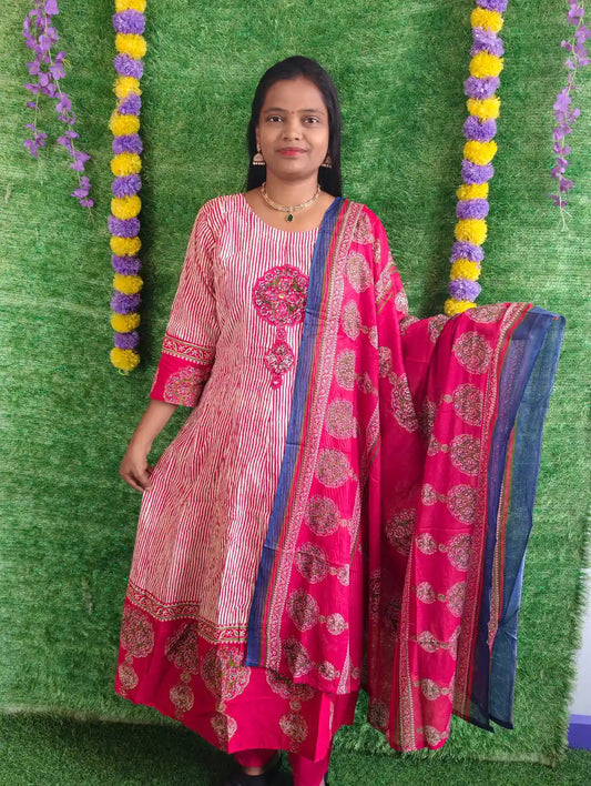 Anarkali Mirror 3pcs Set