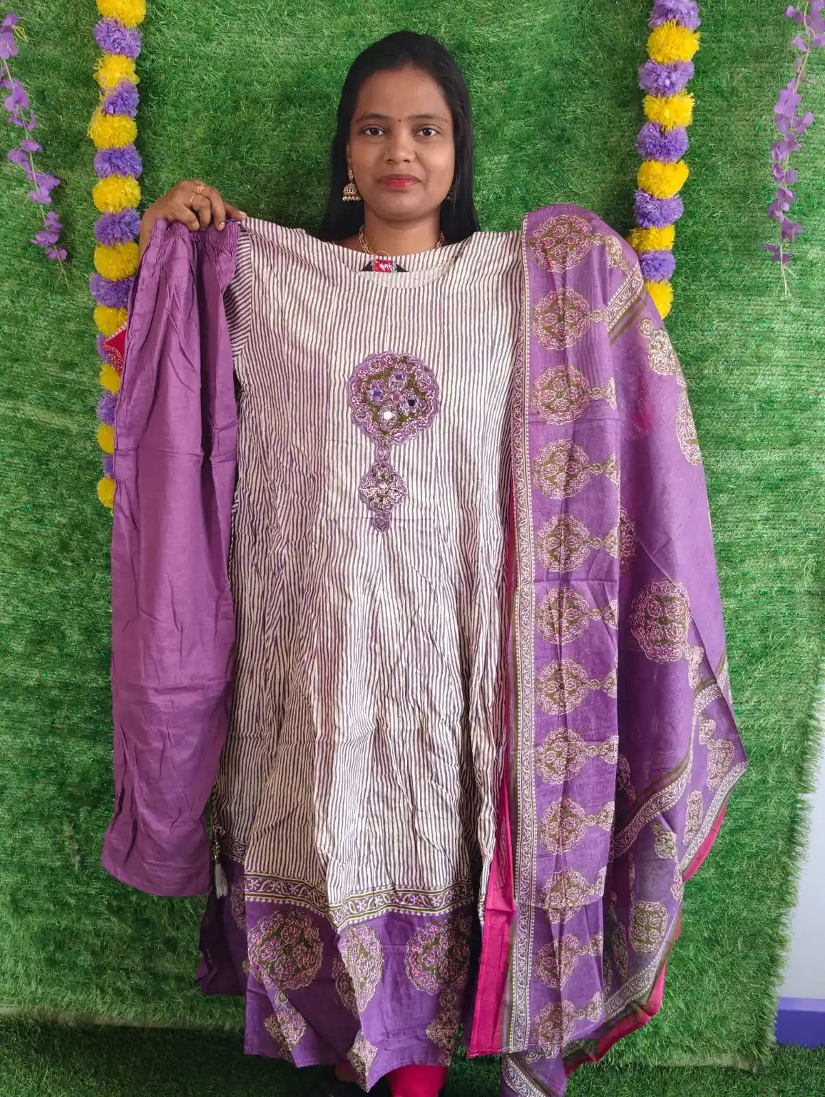 Anarkali Mirror 3pcs Set