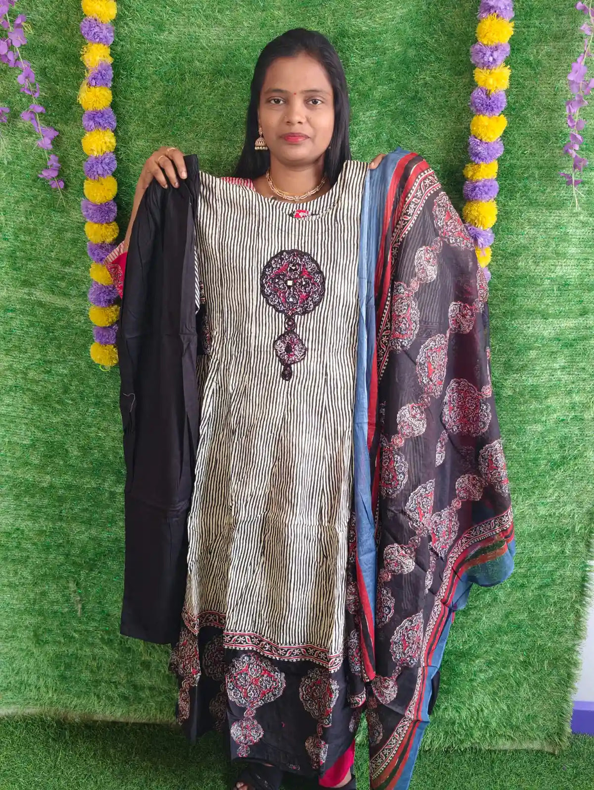 Anarkali Mirror 3pcs Set