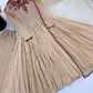 Plus Size Crush  Embroidery Thread work 3pcs Set