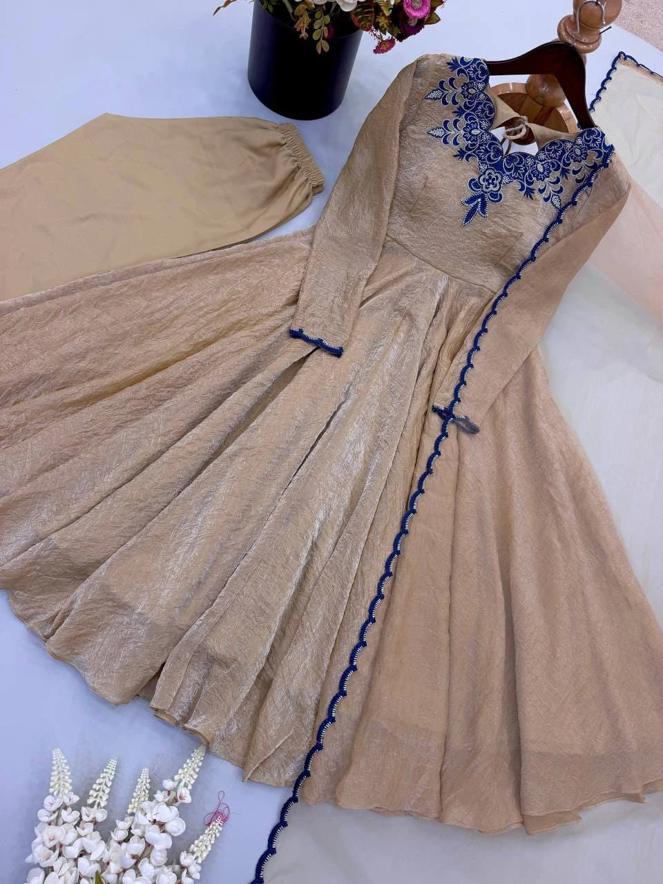 Crush  Embroidery Thread work 3pcs Set