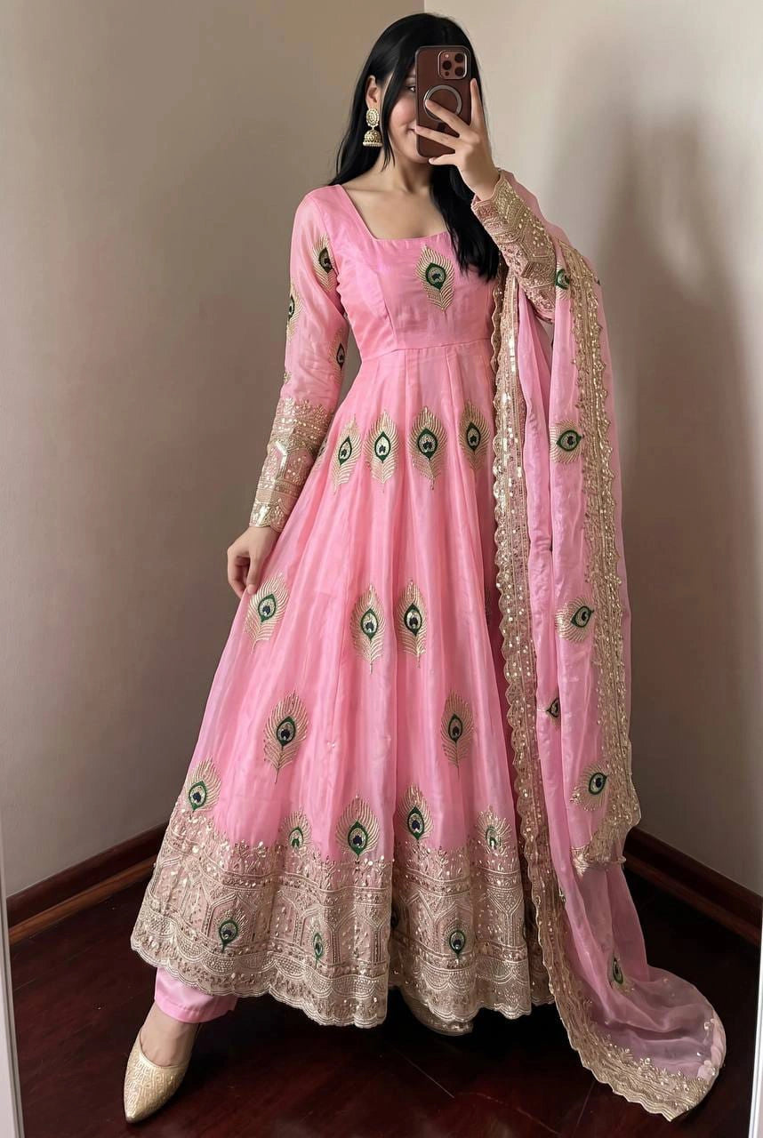 Fandy Silk Thread Emporidary Work 3pcs Set