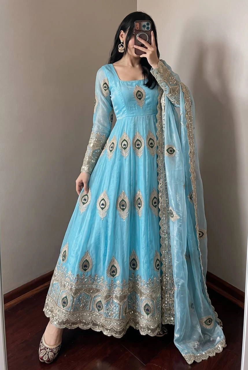 Fandy Silk Thread Emporidary Work 3pcs Set