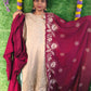 Plus Size Vizhitra silk Party Wear 3pcs Set Side Open