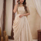 Crunchy Silk With Over Jacket 3pcs Set
