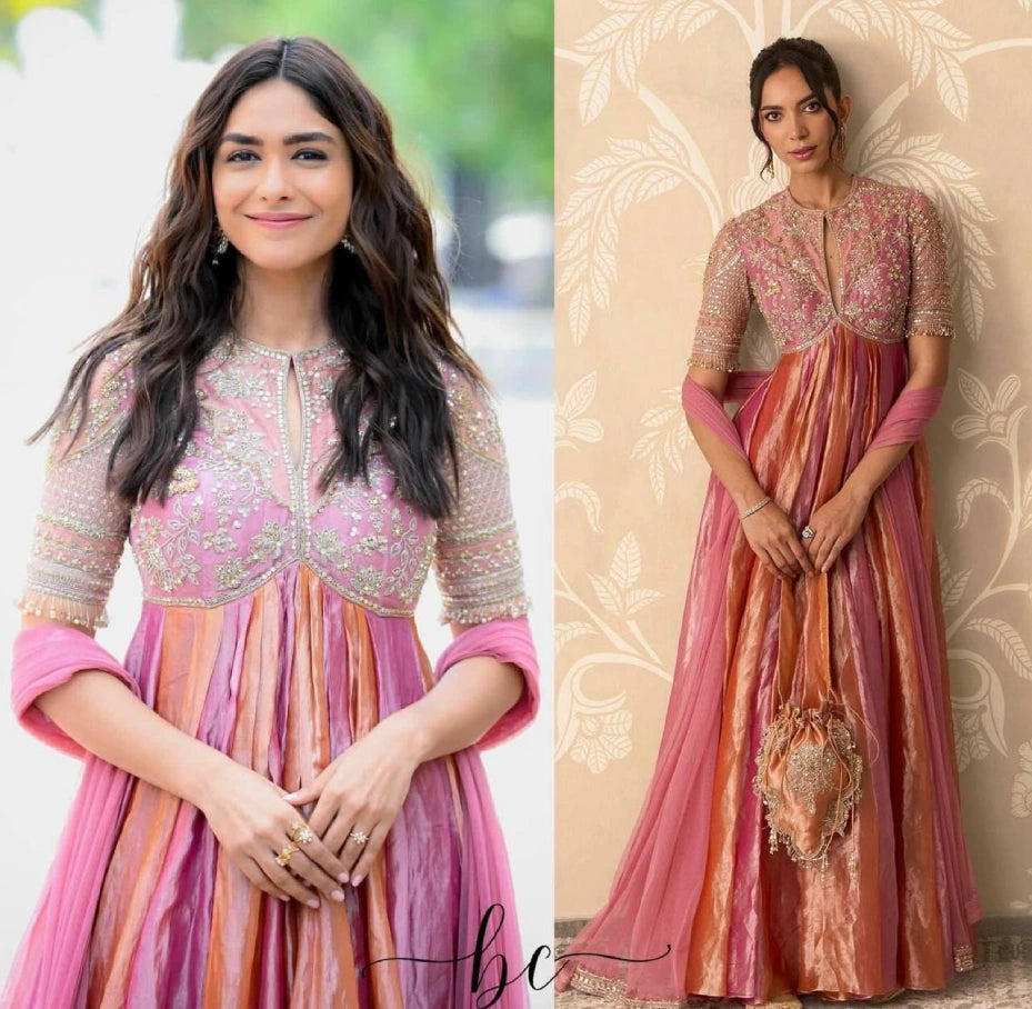 Mirunal Dress Aaliyacut 3pcs Set