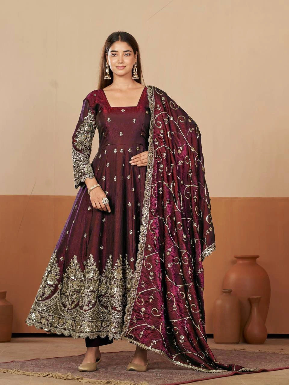Jelly Simmer Silk Sequence Work 3pcs Set