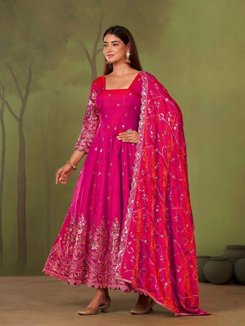 Jelly Simmer Silk Sequence Work 3pcs Set