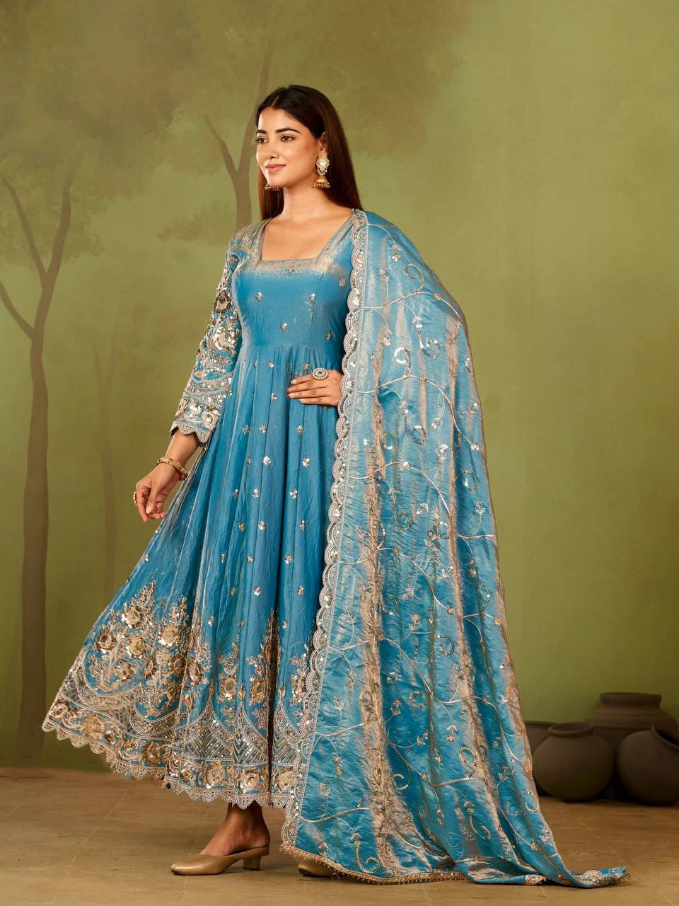 Jelly Simmer Silk Sequence Work 3pcs Set