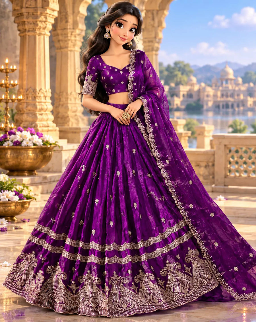 Swarna Half Saree 3 pcs Ready Made