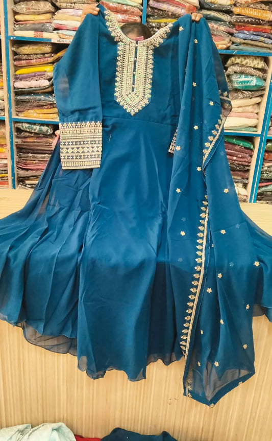 Georgette Anarkali 2pcs Set