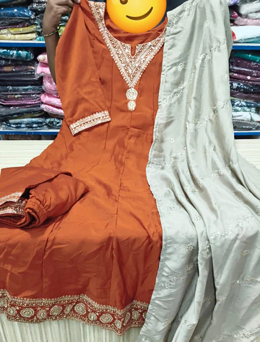 Vizhitra Silk 3pcs Set