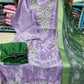 Plus Size Roman Glass Silk 3pcs Set