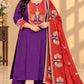 Plus Size Vectican Kurthi 3pcs Set