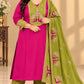 Plus Size Vectican Kurthi 3pcs Set